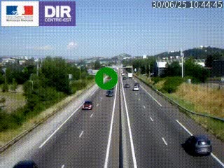 Caméra autoroute à Saint-Etienne (Les Littes) à hauteur du Ikea Saint-Etienne sur l'A72 en direction de Roanne