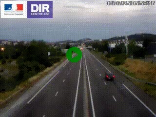 Caméra autoroute à Saint-Etienne (Les Littes) à hauteur du Ikea Saint-Etienne sur l'A72 en direction de Roanne
