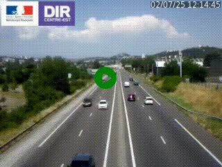 Caméra autoroute à Saint-Etienne (Les Littes) à hauteur du Ikea Saint-Etienne sur l'A72 en direction de Roanne