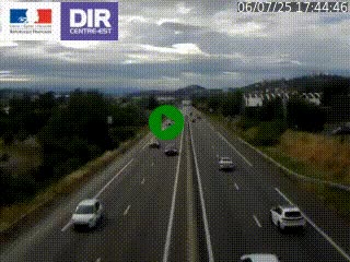 Caméra autoroute à Saint-Etienne (Les Littes) à hauteur du Ikea Saint-Etienne sur l'A72 en direction de Roanne