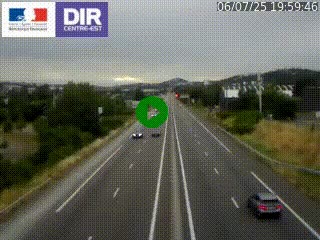 Caméra autoroute à Saint-Etienne (Les Littes) à hauteur du Ikea Saint-Etienne sur l'A72 en direction de Roanne