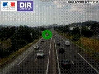 Caméra autoroute à Saint-Etienne (Les Littes) à hauteur du Ikea Saint-Etienne sur l'A72 en direction de Roanne