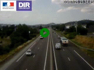 Caméra autoroute à Saint-Etienne (Les Littes) à hauteur du Ikea Saint-Etienne sur l'A72 en direction de Roanne
