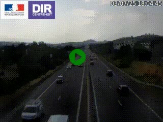 Caméra autoroute à Saint-Etienne (Les Littes) à hauteur du Ikea Saint-Etienne sur l'A72 en direction de Roanne