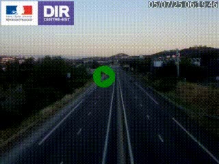 Caméra autoroute à Saint-Etienne (Les Littes) à hauteur du Ikea Saint-Etienne sur l'A72 en direction de Roanne