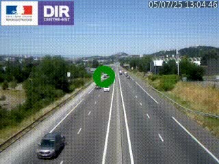 Caméra autoroute à Saint-Etienne (Les Littes) à hauteur du Ikea Saint-Etienne sur l'A72 en direction de Roanne