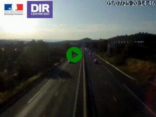 Caméra autoroute à Saint-Etienne (Les Littes) à hauteur du Ikea Saint-Etienne sur l'A72 en direction de Roanne