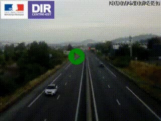 Caméra autoroute à Saint-Etienne (Les Littes) à hauteur du Ikea Saint-Etienne sur l'A72 en direction de Roanne