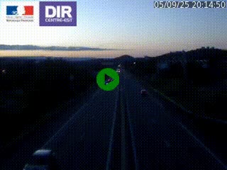 Caméra autoroute à Saint-Etienne (Les Littes) à hauteur du Ikea Saint-Etienne sur l'A72 en direction de Roanne