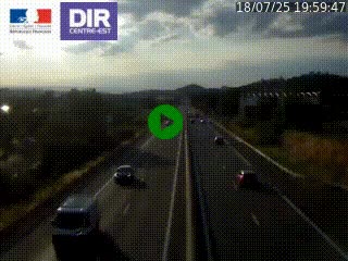 Caméra autoroute à Saint-Etienne (Les Littes) à hauteur du Ikea Saint-Etienne sur l'A72 en direction de Roanne