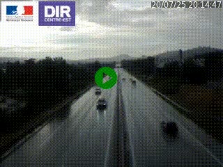 Caméra autoroute à Saint-Etienne (Les Littes) à hauteur du Ikea Saint-Etienne sur l'A72 en direction de Roanne
