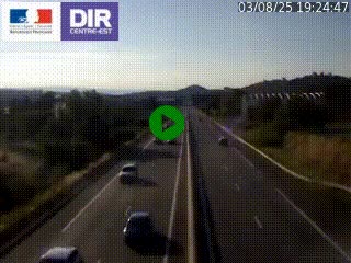 Caméra autoroute à Saint-Etienne (Les Littes) à hauteur du Ikea Saint-Etienne sur l'A72 en direction de Roanne