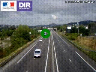 Caméra autoroute à Saint-Etienne (Les Littes) à hauteur du Ikea Saint-Etienne sur l'A72 en direction de Roanne
