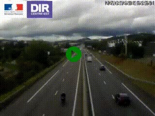 Caméra autoroute à Saint-Etienne (Les Littes) à hauteur du Ikea Saint-Etienne sur l'A72 en direction de Roanne