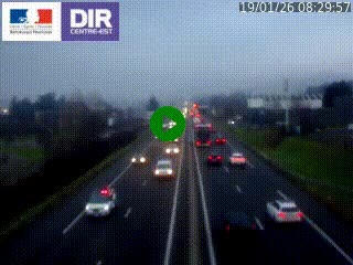 <h2>Caméra autoroute à Saint-Etienne (Les Littes) à hauteur du Ikea Saint-Etienne sur l'A72 en direction de Roanne</h2>