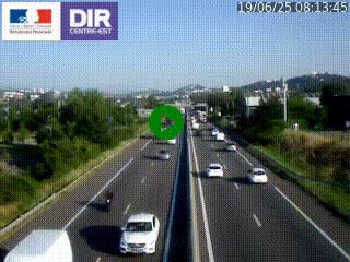 <h2>Caméra autoroute à Saint-Etienne (Les Littes) à hauteur du Ikea Saint-Etienne sur l'A72 en direction de Roanne</h2>