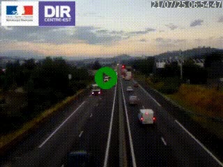 <h2>Caméra autoroute à Saint-Etienne (Les Littes) à hauteur du Ikea Saint-Etienne sur l'A72 en direction de Roanne</h2>