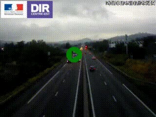 <h2>Caméra autoroute à Saint-Etienne (Les Littes) à hauteur du Ikea Saint-Etienne sur l'A72 en direction de Roanne</h2>