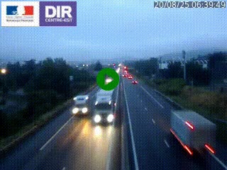 <h2>Caméra autoroute à Saint-Etienne (Les Littes) à hauteur du Ikea Saint-Etienne sur l'A72 en direction de Roanne</h2>