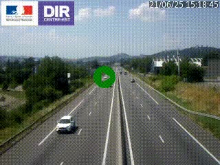 <h2>Caméra autoroute à Saint-Etienne (Les Littes) à hauteur du Ikea Saint-Etienne sur l'A72 en direction de Roanne</h2>