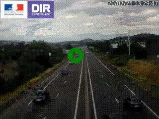 <h2>Caméra autoroute à Saint-Etienne (Les Littes) à hauteur du Ikea Saint-Etienne sur l'A72 en direction de Roanne</h2>
