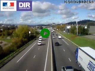 <h2>Caméra autoroute à Saint-Etienne (Les Littes) à hauteur du Ikea Saint-Etienne sur l'A72 en direction de Roanne</h2>
