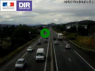 <h2>Caméra autoroute à Saint-Etienne (Les Littes) à hauteur du Ikea Saint-Etienne sur l'A72 en direction de Roanne</h2>