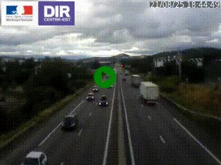 <h2>Caméra autoroute à Saint-Etienne (Les Littes) à hauteur du Ikea Saint-Etienne sur l'A72 en direction de Roanne</h2>