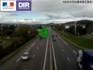 <h2>Caméra autoroute à Saint-Etienne (Les Littes) à hauteur du Ikea Saint-Etienne sur l'A72 en direction de Roanne</h2>