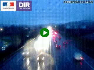 Caméra autoroute à Saint-Etienne (Les Littes) à hauteur du Ikea Saint-Etienne sur l'A72 en direction de Roanne