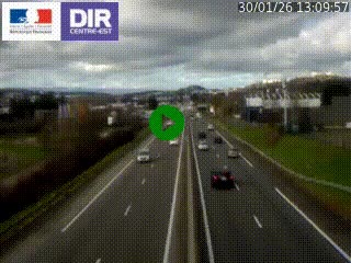 <h2>Caméra autoroute à Saint-Etienne (Les Littes) à hauteur du Ikea Saint-Etienne sur l'A72 en direction de Roanne</h2>