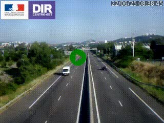 <h2>Caméra autoroute à Saint-Etienne (Les Littes) à hauteur du Ikea Saint-Etienne sur l'A72 en direction de Roanne</h2>