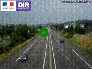 <h2>Caméra autoroute à Saint-Etienne (Les Littes) à hauteur du Ikea Saint-Etienne sur l'A72 en direction de Roanne</h2>