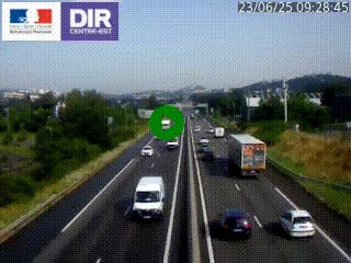 <h2>Caméra autoroute à Saint-Etienne (Les Littes) à hauteur du Ikea Saint-Etienne sur l'A72 en direction de Roanne</h2>