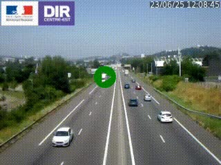 <h2>Caméra autoroute à Saint-Etienne (Les Littes) à hauteur du Ikea Saint-Etienne sur l'A72 en direction de Roanne</h2>