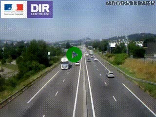 <h2>Caméra autoroute à Saint-Etienne (Les Littes) à hauteur du Ikea Saint-Etienne sur l'A72 en direction de Roanne</h2>
