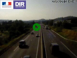 <h2>Caméra autoroute à Saint-Etienne (Les Littes) à hauteur du Ikea Saint-Etienne sur l'A72 en direction de Roanne</h2>