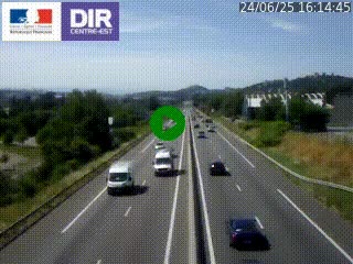<h2>Caméra autoroute à Saint-Etienne (Les Littes) à hauteur du Ikea Saint-Etienne sur l'A72 en direction de Roanne</h2>