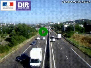 <h2>Caméra autoroute à Saint-Etienne (Les Littes) à hauteur du Ikea Saint-Etienne sur l'A72 en direction de Roanne</h2>