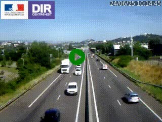 <h2>Caméra autoroute à Saint-Etienne (Les Littes) à hauteur du Ikea Saint-Etienne sur l'A72 en direction de Roanne</h2>