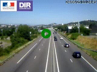 <h2>Caméra autoroute à Saint-Etienne (Les Littes) à hauteur du Ikea Saint-Etienne sur l'A72 en direction de Roanne</h2>