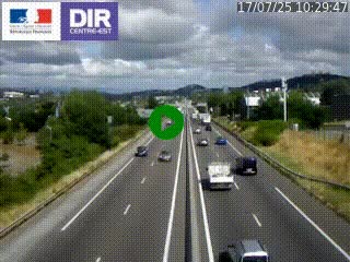 <h2>Caméra autoroute à Saint-Etienne (Les Littes) à hauteur du Ikea Saint-Etienne sur l'A72 en direction de Roanne</h2>
