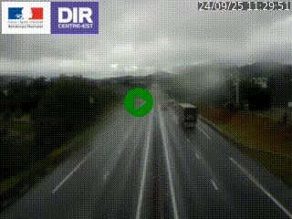 <h2>Caméra autoroute à Saint-Etienne (Les Littes) à hauteur du Ikea Saint-Etienne sur l'A72 en direction de Roanne</h2>