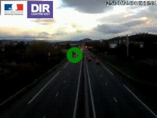 <h2>Caméra autoroute à Saint-Etienne (Les Littes) à hauteur du Ikea Saint-Etienne sur l'A72 en direction de Roanne</h2>