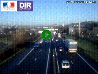 <h2>Caméra autoroute à Saint-Etienne (Les Littes) à hauteur du Ikea Saint-Etienne sur l'A72 en direction de Roanne</h2>