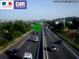 <h2>Caméra autoroute à Saint-Etienne (Les Littes) à hauteur du Ikea Saint-Etienne sur l'A72 en direction de Roanne</h2>