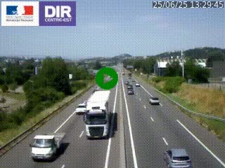 <h2>Caméra autoroute à Saint-Etienne (Les Littes) à hauteur du Ikea Saint-Etienne sur l'A72 en direction de Roanne</h2>