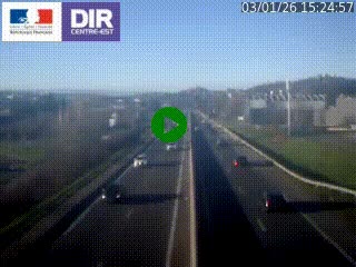 <h2>Caméra autoroute à Saint-Etienne (Les Littes) à hauteur du Ikea Saint-Etienne sur l'A72 en direction de Roanne</h2>