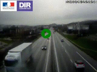 <h2>Caméra autoroute à Saint-Etienne (Les Littes) à hauteur du Ikea Saint-Etienne sur l'A72 en direction de Roanne</h2>