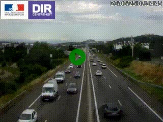 <h2>Caméra autoroute à Saint-Etienne (Les Littes) à hauteur du Ikea Saint-Etienne sur l'A72 en direction de Roanne</h2>